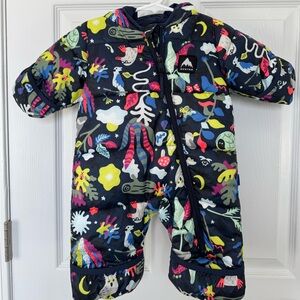 Burton Baby Bunting Snowsuit - Moonlit Grove Pattern